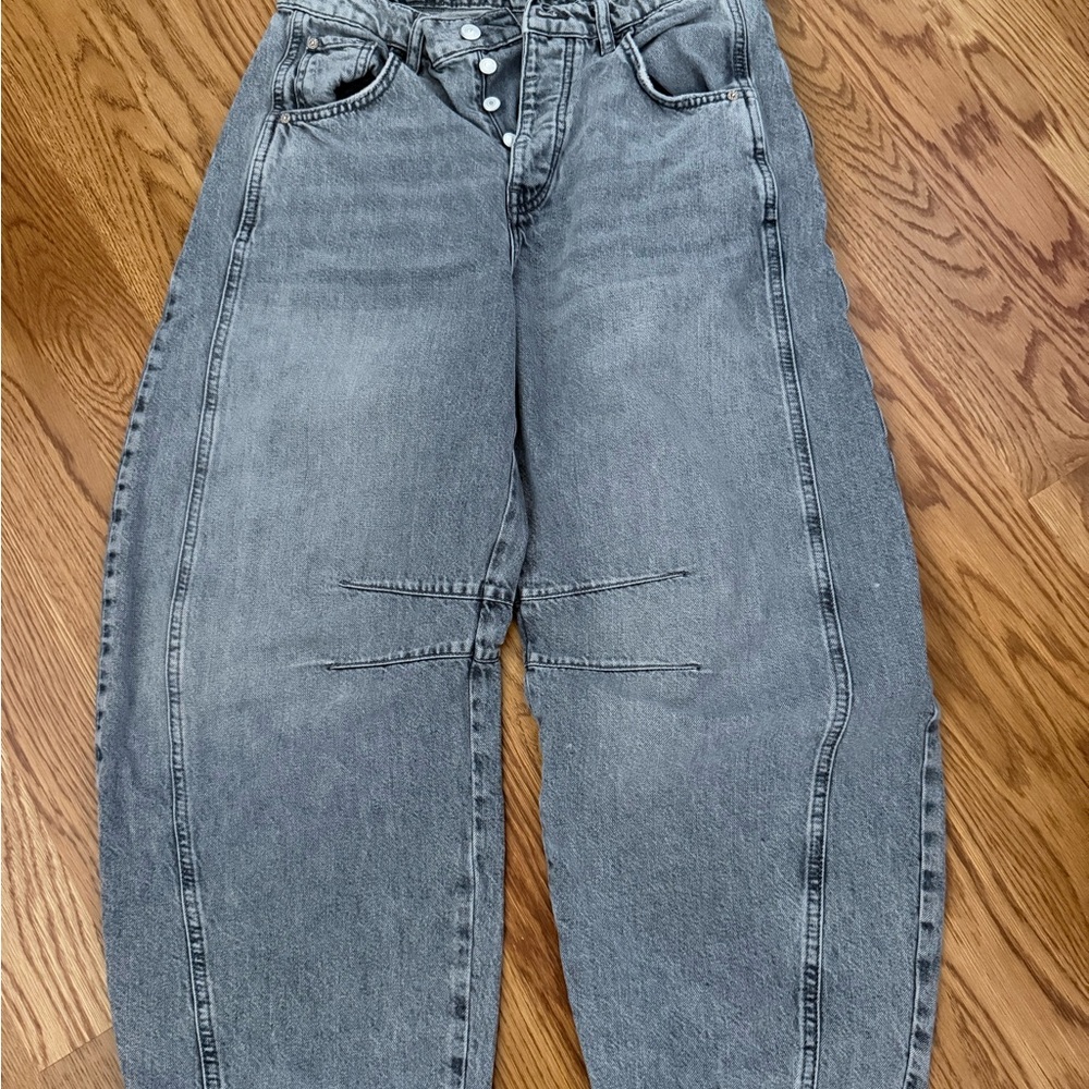 We The Free barrel leg jeans